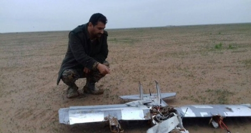 الحشد الشعبي يسقط طائرة مسيرة لداعش غرب الموصل